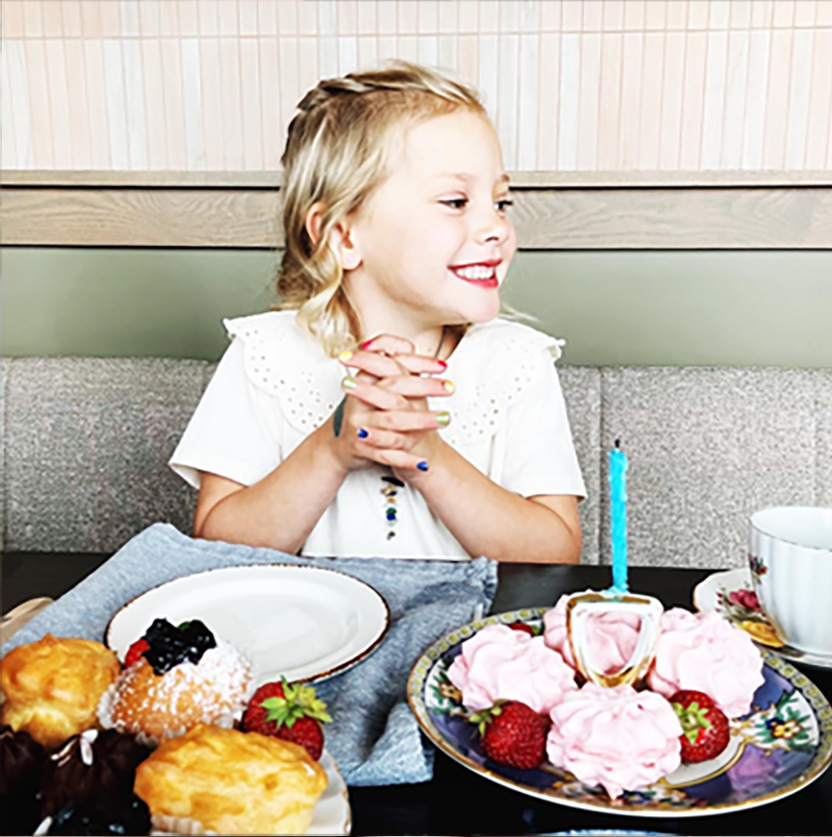 Afternoon Tea on Sundays is always a huge hit with young and old.